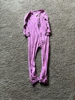 Kyte BABY Purple Zip Front Footed One-Piece
